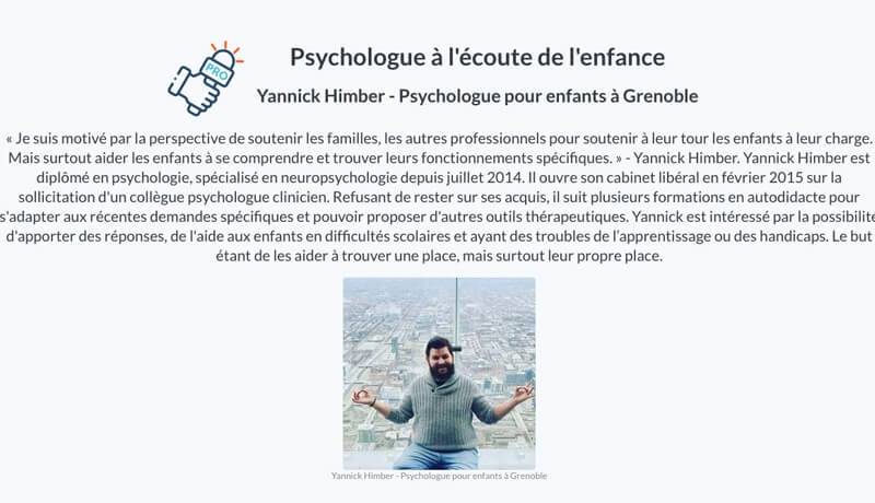 Neuropsychologue, psychologue pour enfant, adulte et adolescent sur Grenoble